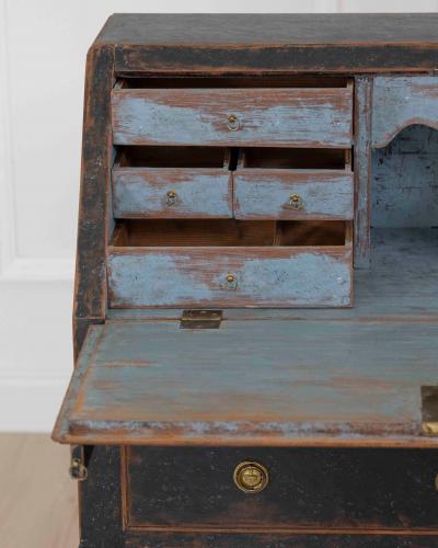 Swedish 18th Century Gustavian Slant Front Desk