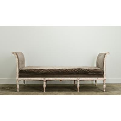 Swedish 18th Century Louis XVI Style Painted Daybed