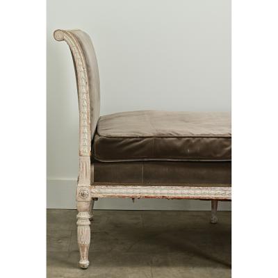 Swedish 18th Century Louis XVI Style Painted Daybed