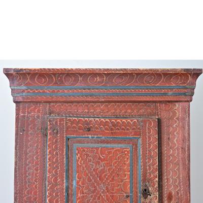 Swedish 18th Century Painted Cabinet on Stand