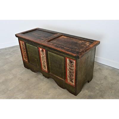 Swedish 18th Century Painted Coffer