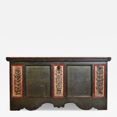Swedish 18th Century Painted Coffer