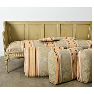 Swedish 18th Century Painted Upholstered Settee