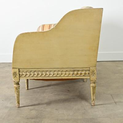 Swedish 18th Century Painted Upholstered Settee