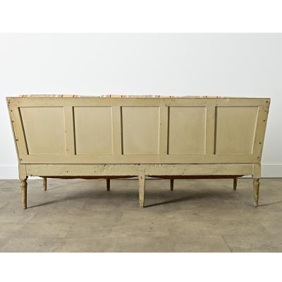 Swedish 18th Century Painted Upholstered Settee
