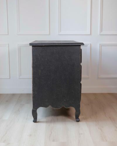 Swedish 18th Century Writing Desk Commode with Original Brass Hardware c 1760