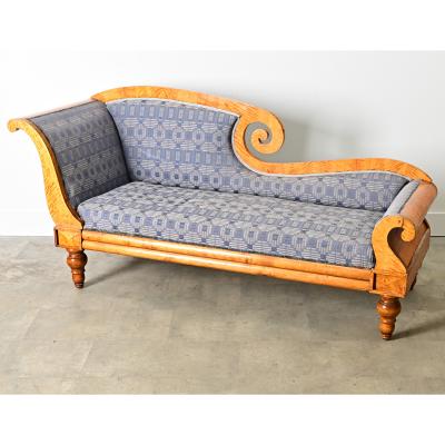 Swedish 19th Century Biedermeier Chaise