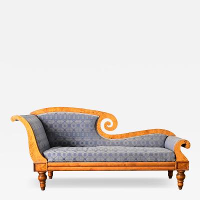 Swedish 19th Century Biedermeier Chaise