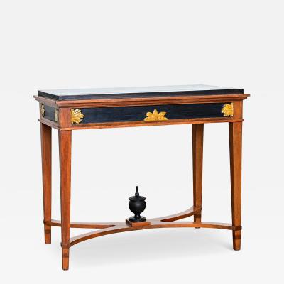 Swedish 19th Century Biedermeier Console Center Table