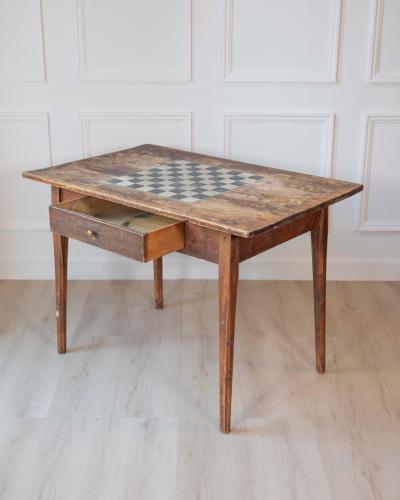Swedish 19th Century Game Table