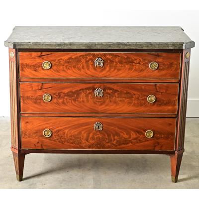 Swedish 19th Century Louis XVI Style Commode