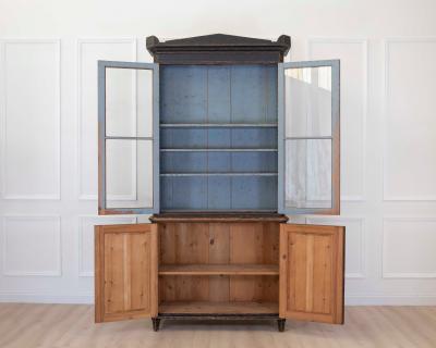 Swedish 19th Century Painted Bookcase