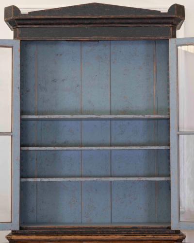 Swedish 19th Century Painted Bookcase