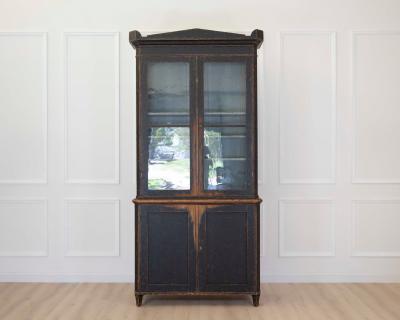 Swedish 19th Century Painted Bookcase