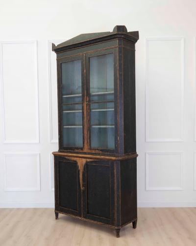 Swedish 19th Century Painted Bookcase