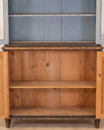 Swedish 19th Century Painted Bookcase