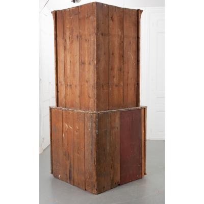 Swedish 19th Century Painted Corner Cabinet