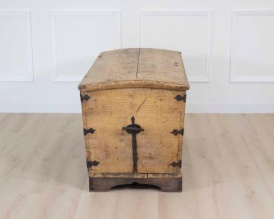 Swedish 19th Century Painted Pine Blanket Chest