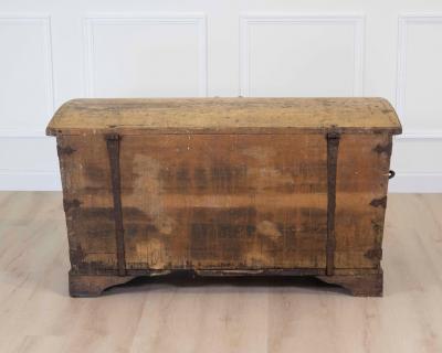 Swedish 19th Century Painted Pine Blanket Chest