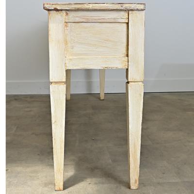 Swedish 19th Century Painted Server with Five Drawers