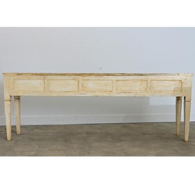 Swedish 19th Century Painted Server with Five Drawers