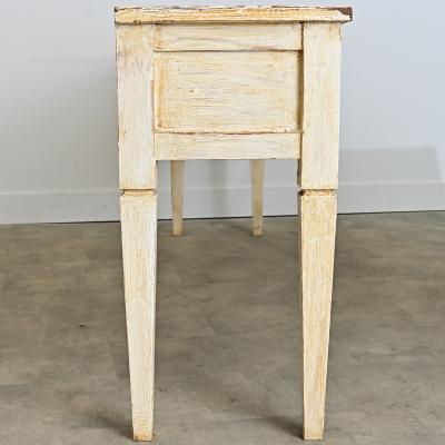 Swedish 19th Century Painted Server with Five Drawers