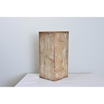 Swedish 19th Century Pine Wall Mounted Corner Cabinet