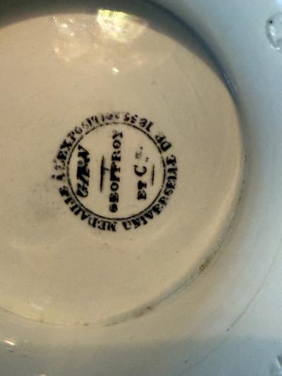 Swedish 19th century creamware soup tureen