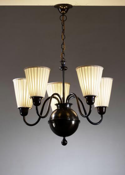 Swedish 5 arm Grace chandelier