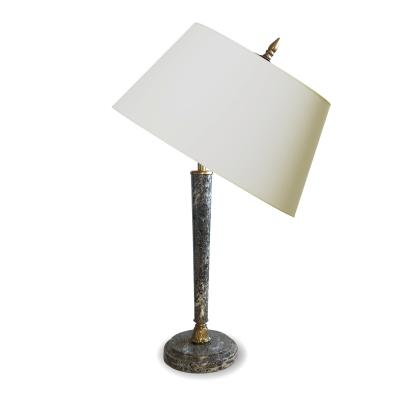 Swedish Art Deco Adjustable Desk Lamp in Kolm rden Marble