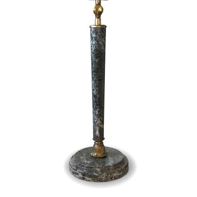 Swedish Art Deco Adjustable Desk Lamp in Kolm rden Marble