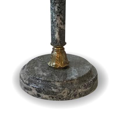 Swedish Art Deco Adjustable Desk Lamp in Kolm rden Marble