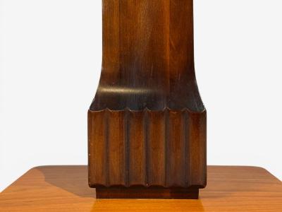 Swedish Art Deco Inlaid Side Table Stained Wood Sweden 1930s