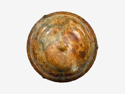 Swedish Art Deco Pendant Light Rope Alabaster Sweden 1930s
