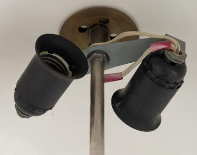 Swedish Art Deco Table Lamp Chrome Plastic Sweden 1930s