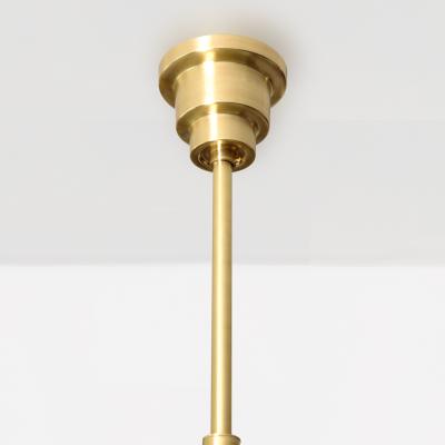 Swedish Art Deco chandelier with stepped design 