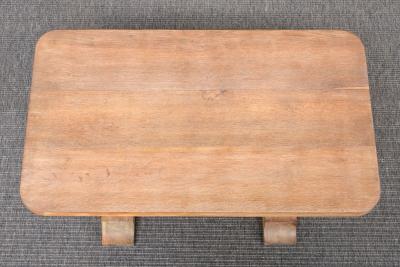 Swedish Baroque Style Cerused Oak Side Table with Barley Twist Legs early 1920s