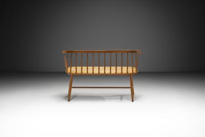 Swedish Bench in Birch by Nesto M bel AB Sweden 20th Century