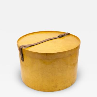 Swedish Biedermeier Karelian Birch Hat Box