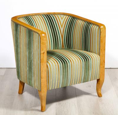 Swedish Birch Club Chair