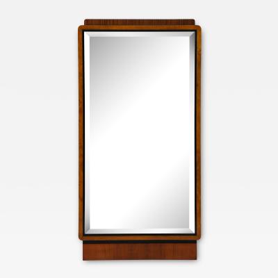 Swedish Birch Ebonized Mirror Cica 1940s