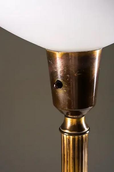 Swedish Brass Table Lamp 1950s