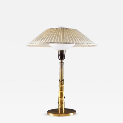 Swedish Brass Table Lamp 1950s