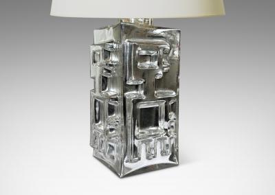 Swedish Brutalist Table Lamp