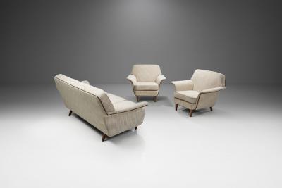 Swedish Cabinetmaker Sofa and Armchairs Sweden 1950s