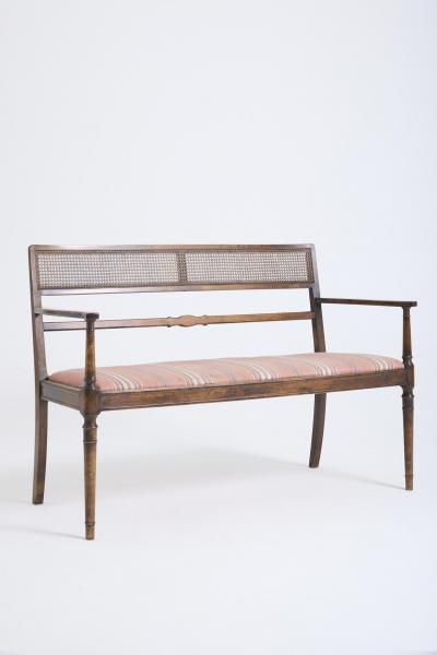 Swedish Cane Settee
