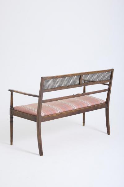Swedish Cane Settee
