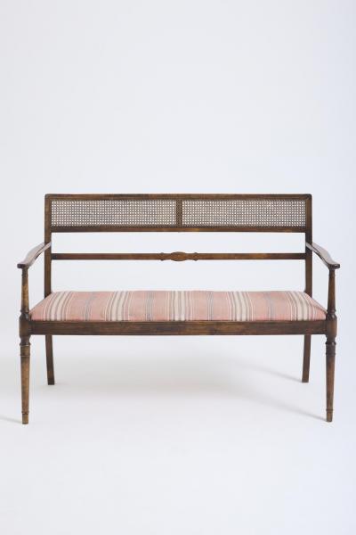 Swedish Cane Settee