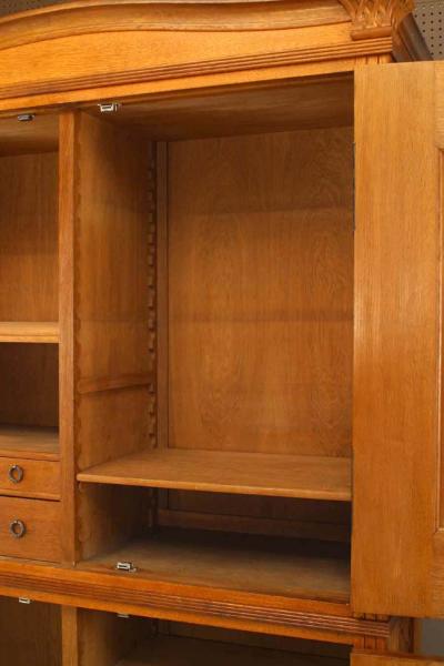 Swedish Carl Westman Arts Crafts Oak Cabinet