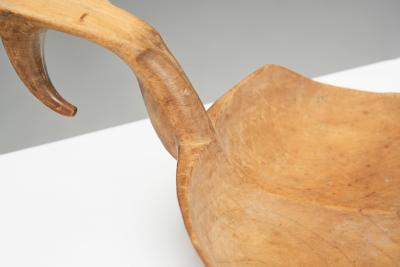 Swedish Carved Birch Ladle Sweden Early 19th Century